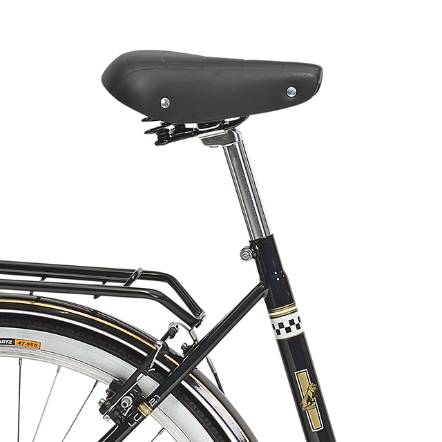 Détail selle Spectra Recta vélo de ville vintage Peugeot Legend LC21
