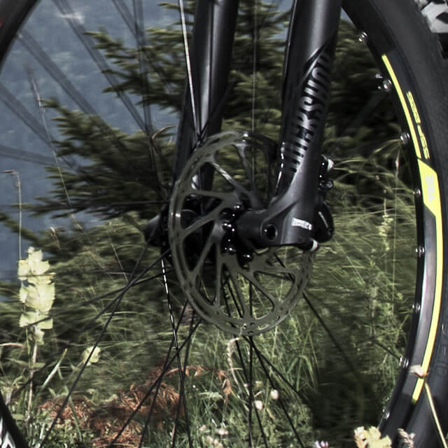 Détail freins Sram Level TL du VTT Peugeot M01 GX11
