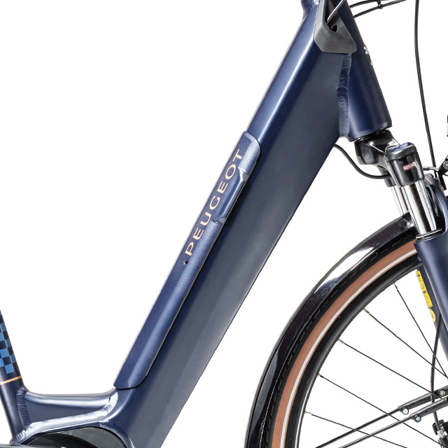 Batterie intégrée au cadre du vélo de ville électrique eC01 PowerTube D9